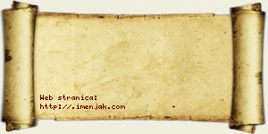 Nadja Jakšić vizit kartica